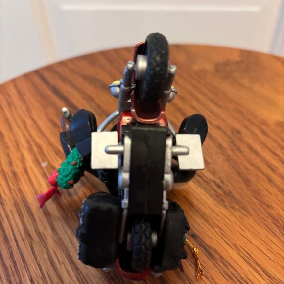 1999 Trevco Looney Tunes Taz Christmas Ornament Motorcycle Tasmanian Devil NIB - Picture 4 of 7